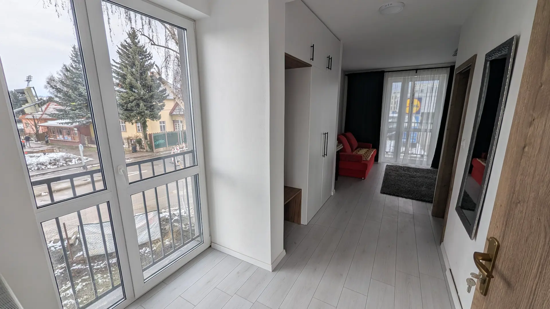 Moderný interiér izby ubytovanie Poprad